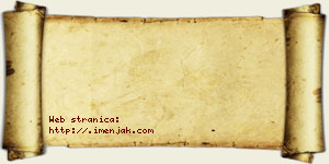 Milja Jeremić vizit kartica